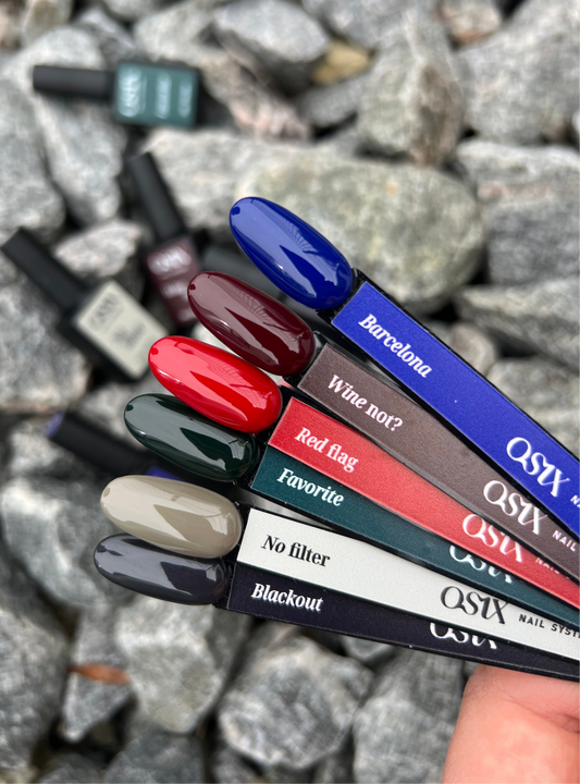 Žiemos kolekcijos 6x gelinių lakų rinkinys